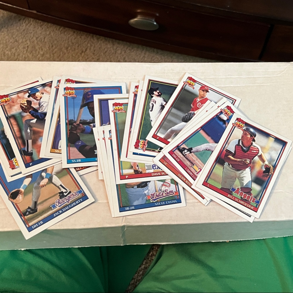 Tops Vintage Baseball Trading Cards